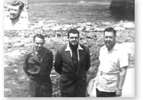 GOUGH 1 (1956): J.P. van Tonder, B.E. Brokensha, J.J. van der Merwe Insert: L.C. Henning.