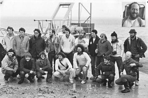 MARION 41 (1984-1985): Back (L-R) J. Crafford, W. Steele, M. Banfield, J. Stephenson, D. Ashton, P. D\'Abreton, J. Cook, J. van der Merwe, J. Marschal, S. Hunter, L. du Plessis; Front: N. Adams, C. Gilbert, C. Brown, E. Rossow (Leader), G. Espitalier-Noel, A. Hunt, P. Bartlett; Insert: G. Clarke (Original Leader).