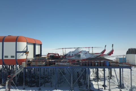 Sanae IV Base Helipad