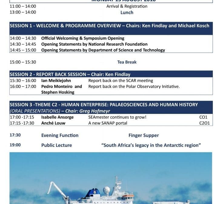 First Day of the 5th SANAP Symposium