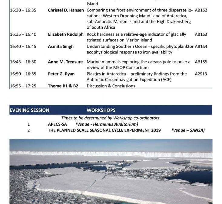 Day 2 of the 5th SANAP Symposium