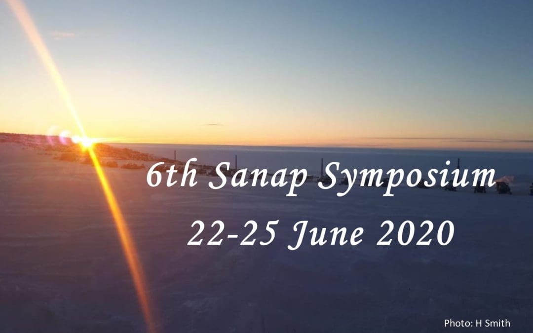SANAP 6 th Biannual Symposium – June 2020