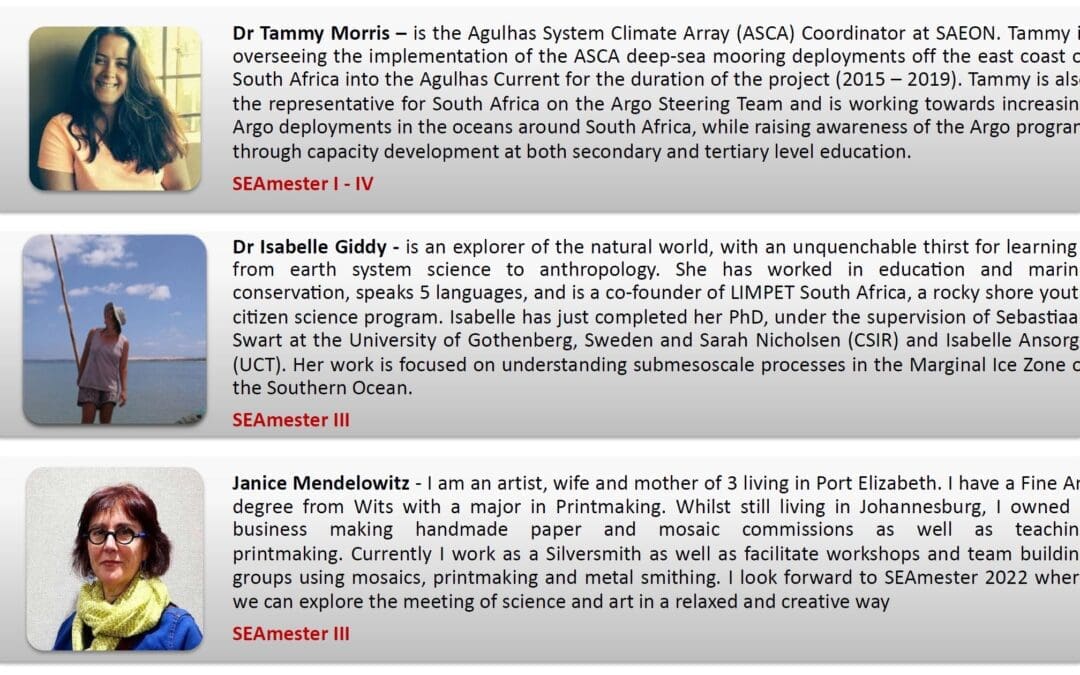 SEAmester V – Meet the lecturers