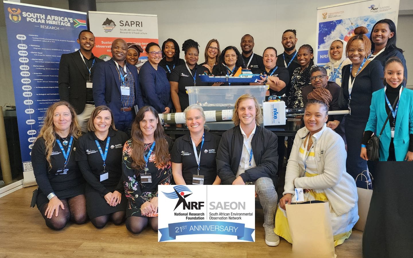 Video: Egagasini Node and SAPRI team at the NRF SAEON 21st Anniversary. Click on the image. SAPRI and SAEON Egagasini Node (1)
