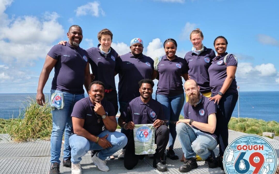 Official Gough 69 Overwintering Team Photo