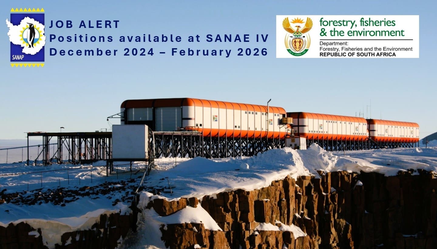 SANAP vacancies on Antarctica at SANAEIV