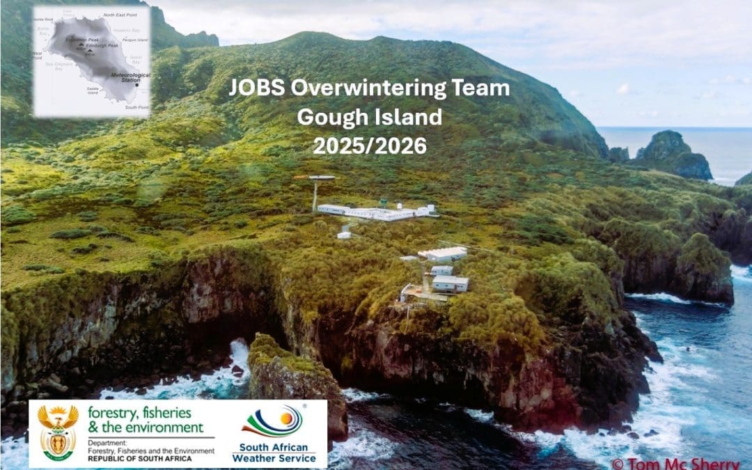 Jobs available:  Gough Overwintering Team 2025-2026