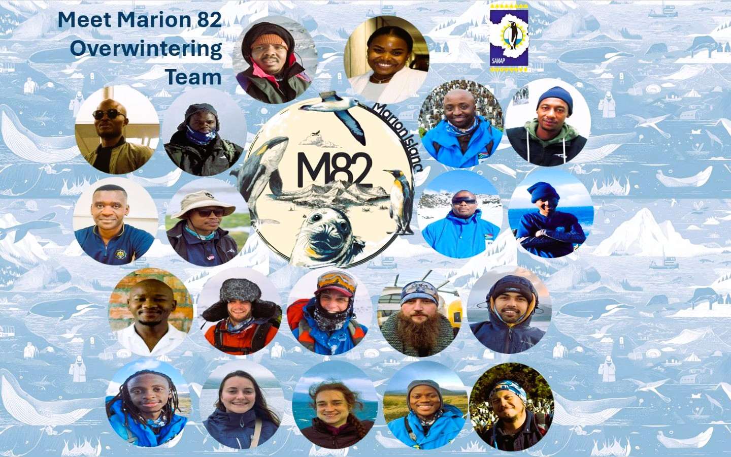 Introducing Marion 82 Overwintering Team