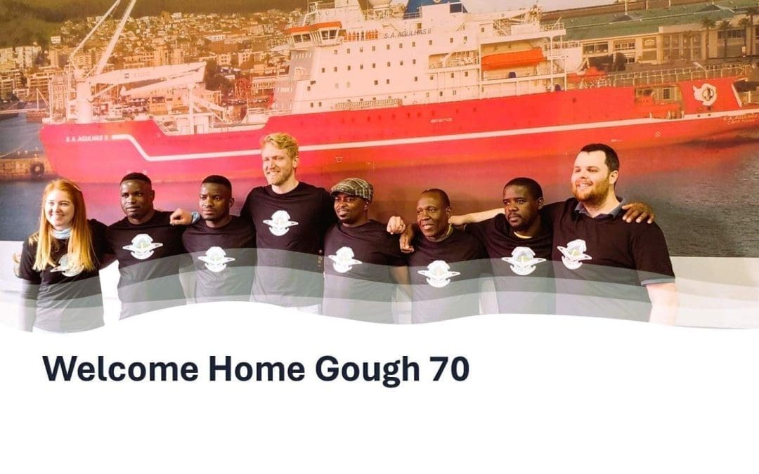 Welcome Home, Gough 70 Overwintering Team!