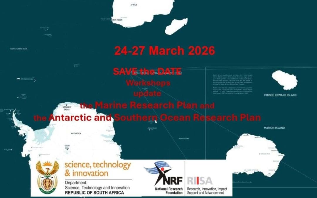 Save the date: Workshops to update the Marine Research Plan and the Antarctic and Southern Ocean Research Plan