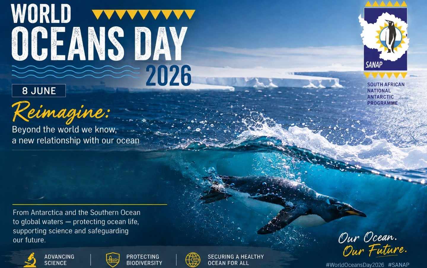 World Oceans Day 2026: The Southern Ocean’s Role in a Healthy Plane